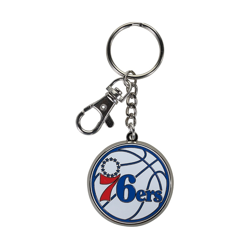 Philadelphia 76ers Keychain Zamac Logo